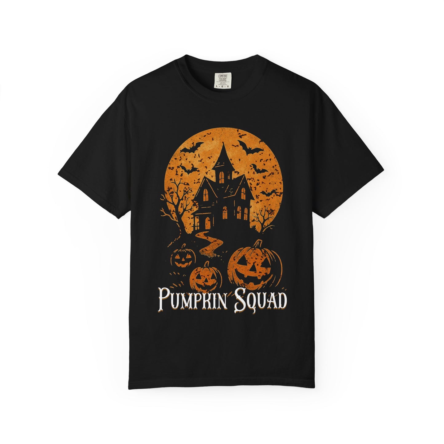 Pumpkin Squad Halloween Unisex T-shirt | Spooky Season Apparel, Fall Festivities Shirt, Ghostly Gatherings Tee, Pumpkin Lovers Gift