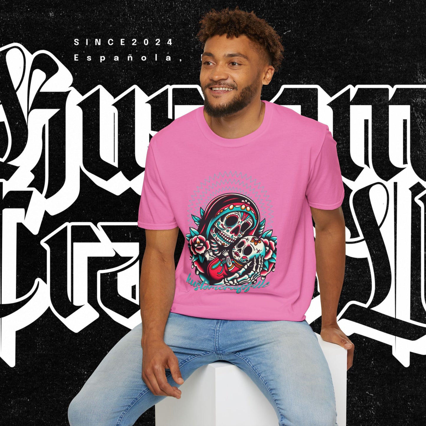 La Madre Day of the Dead Skull T-Shirt, Graphic Tee, Unisex Shirt, Halloween Costume, Gift for Her, Trendy Graphic Apparel