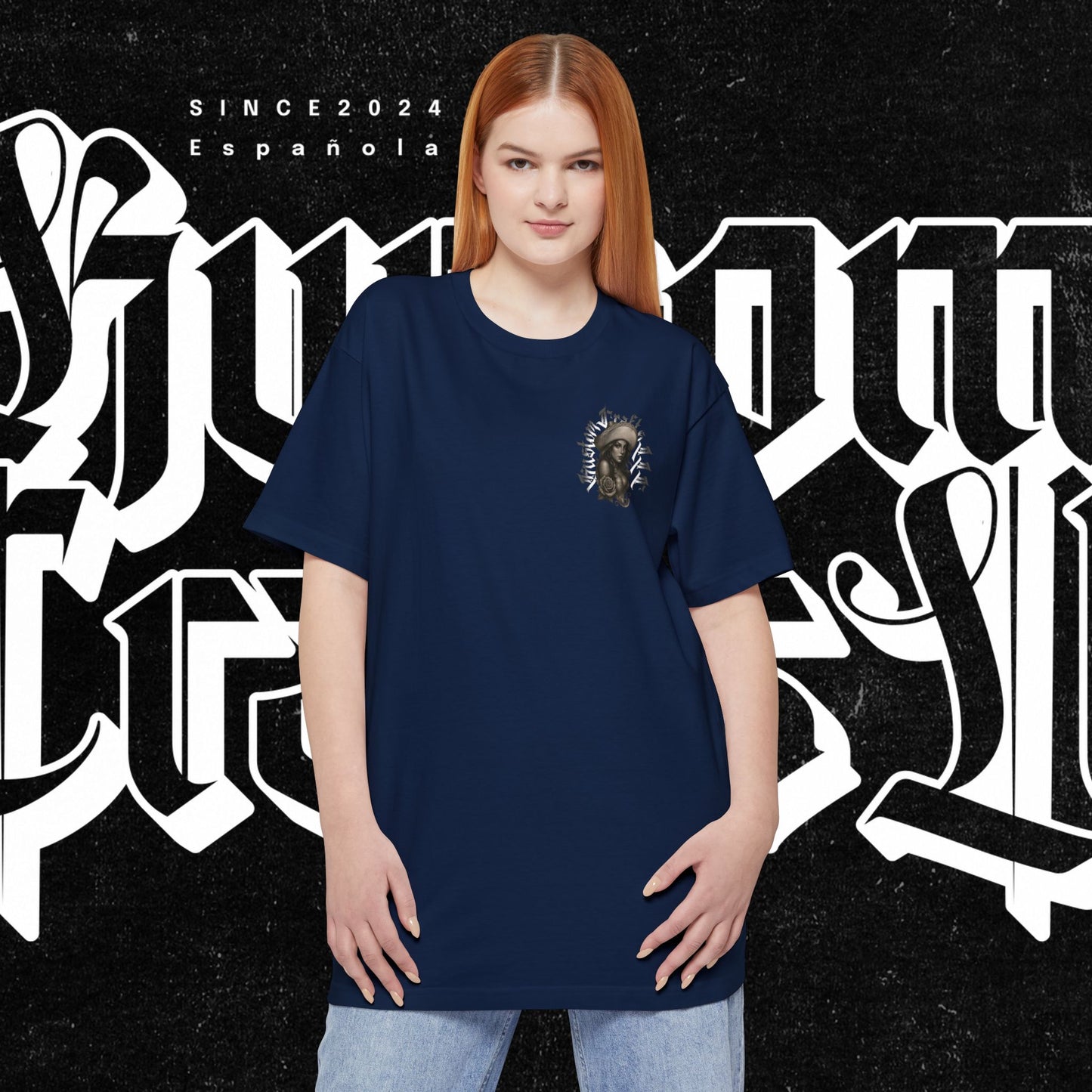 TALL-T Senora Street Art Unisex TALL T-Shirt, Graphic Tee for Urban Style, Casual Wear, Gift for Art Lovers, Birthday, Streetwear