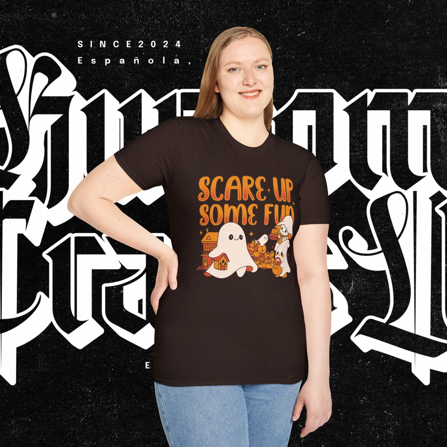 Ghost T-Shirt - Scare Up Some Fun Cute Ghost Design