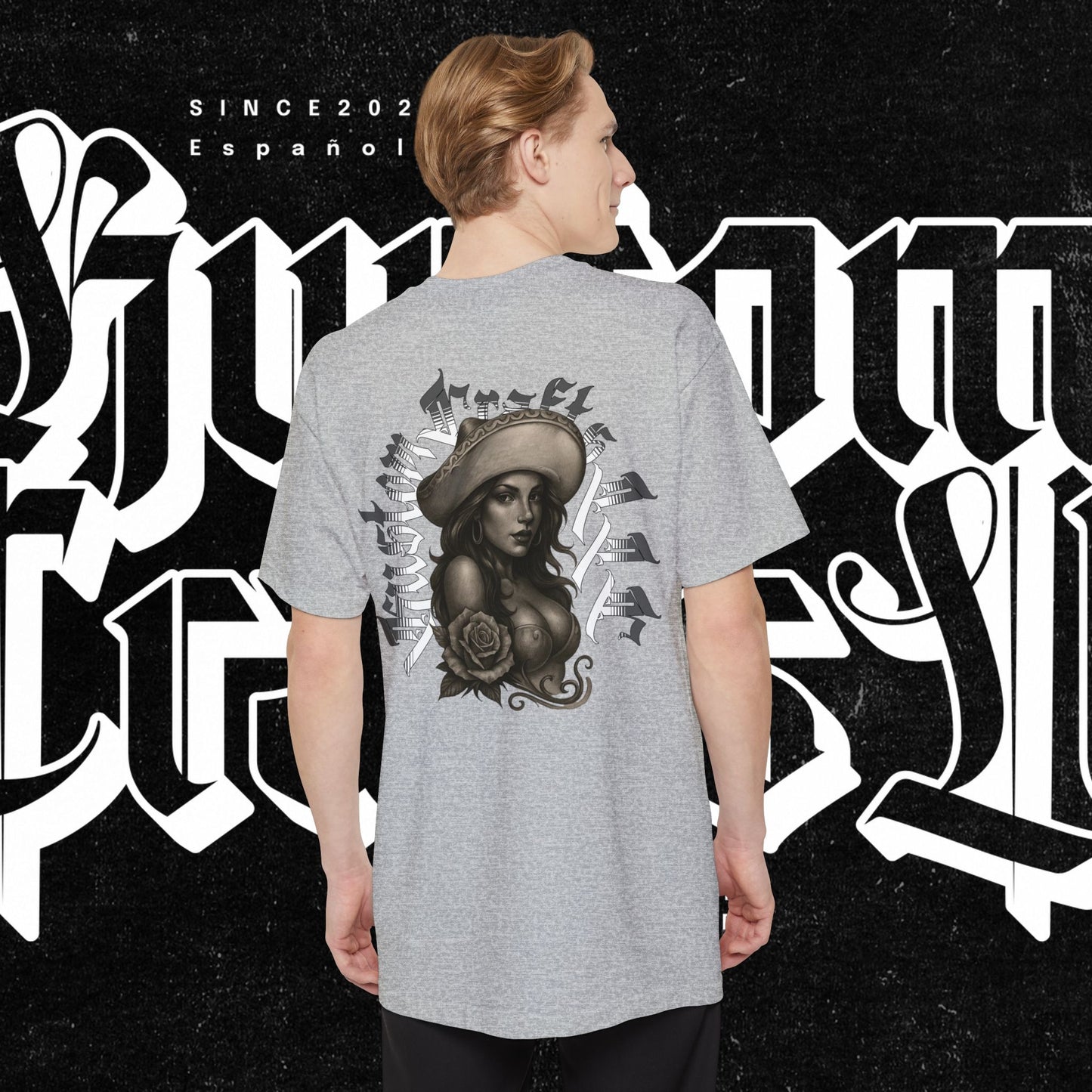 TALL-T Senora Street Art Unisex TALL T-Shirt, Graphic Tee for Urban Style, Casual Wear, Gift for Art Lovers, Birthday, Streetwear