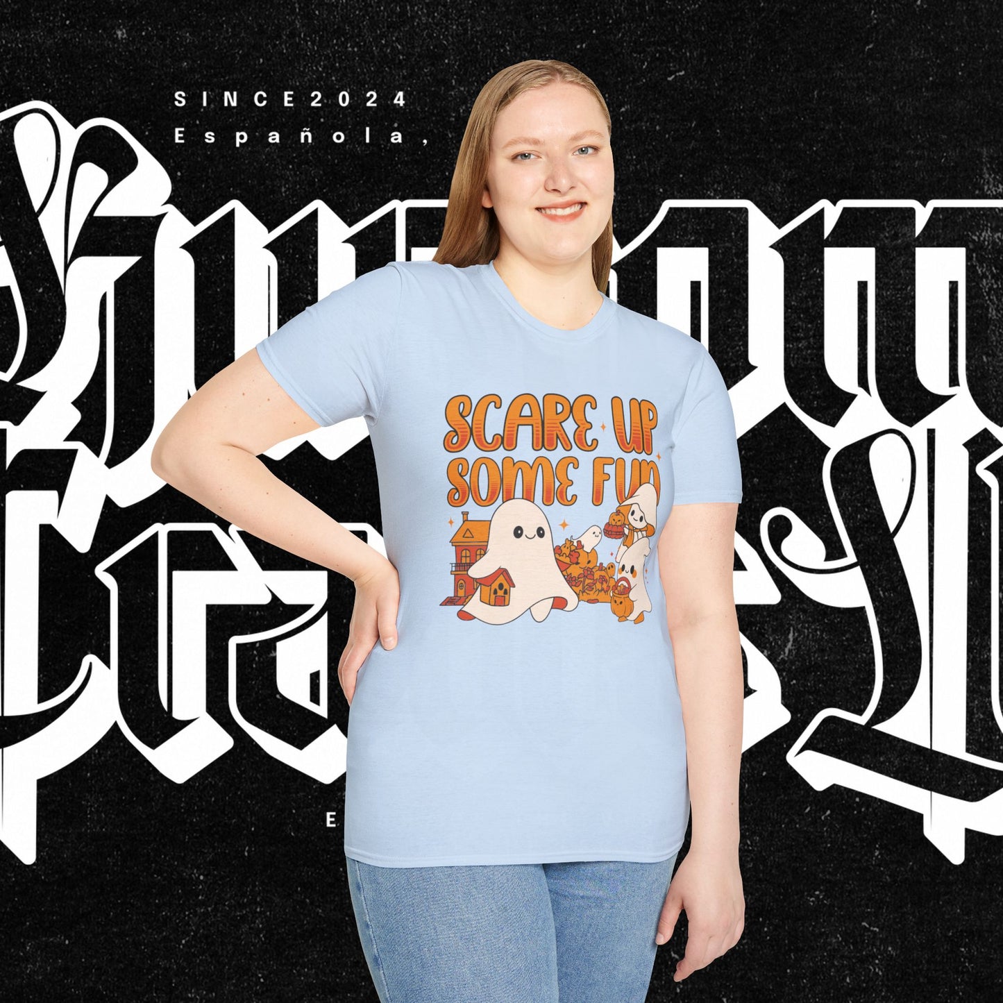 Ghost T-Shirt - Scare Up Some Fun Cute Ghost Design