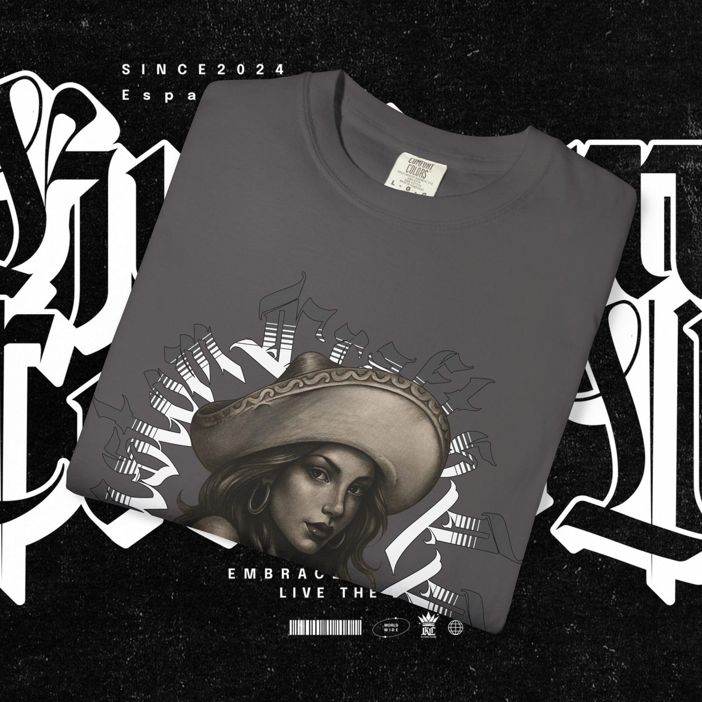 Senora Street T-shirt, Unisex Tee, Custom Graphic Shirt, Distressed Vintage Tee, Hipster Fashion Top