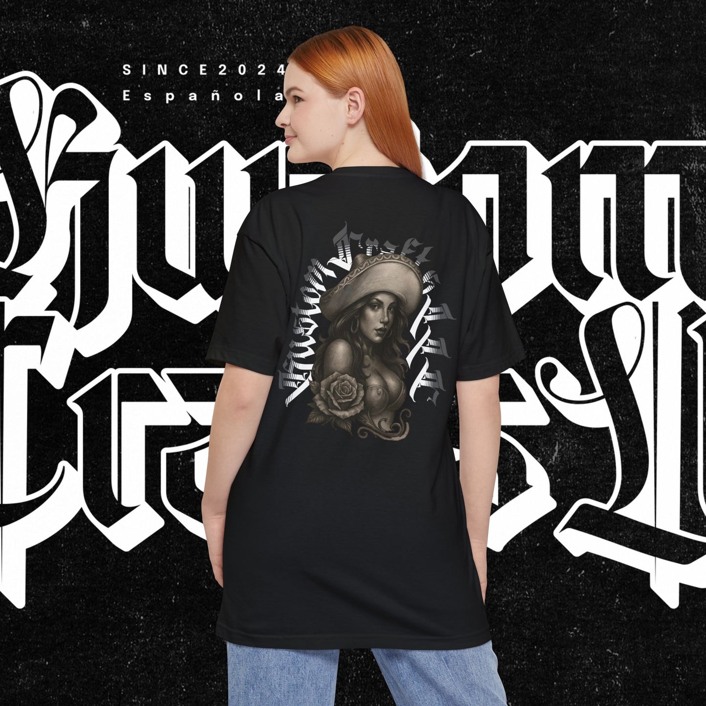 TALL-T Senora Street Art Unisex TALL T-Shirt, Graphic Tee for Urban Style, Casual Wear, Gift for Art Lovers, Birthday, Streetwear