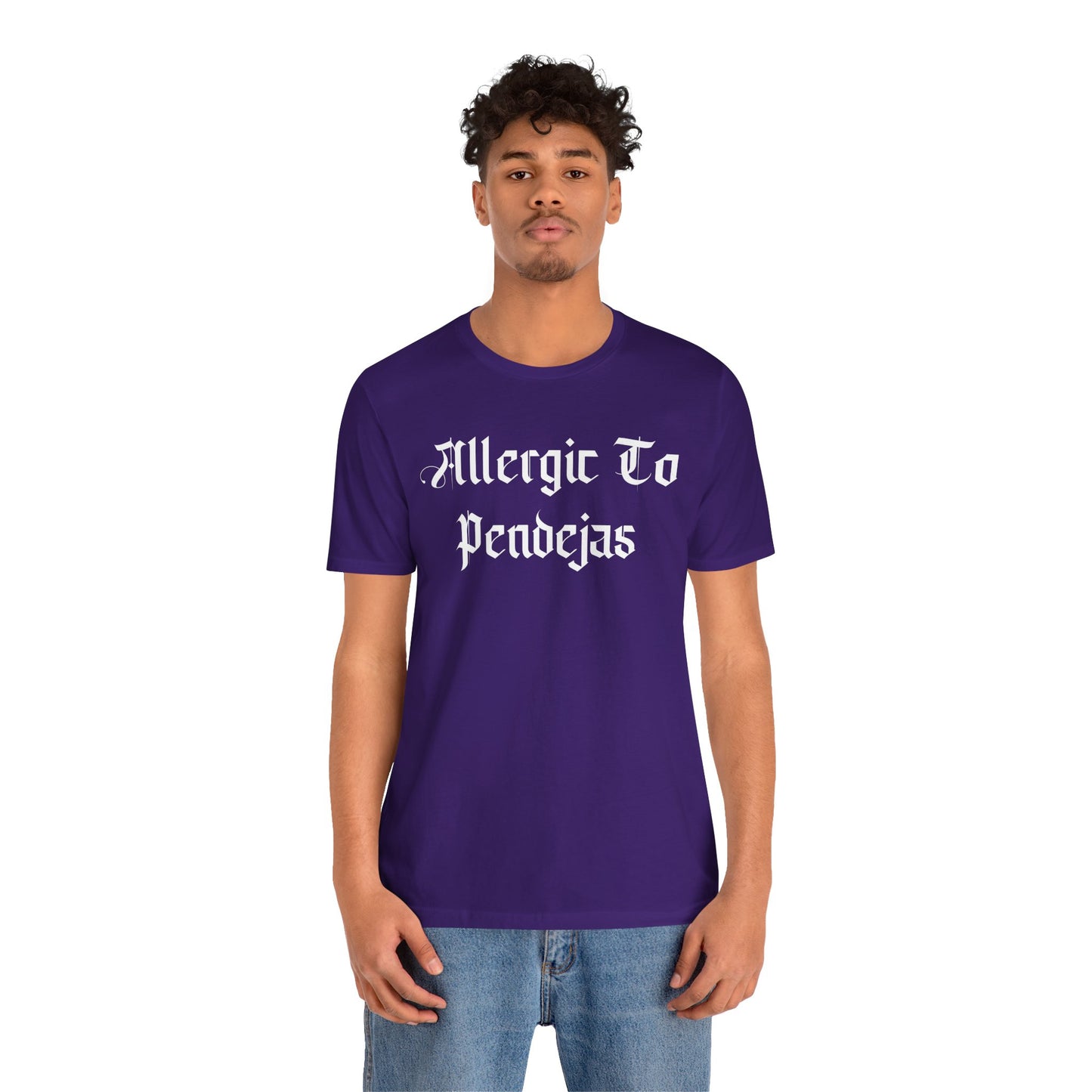 Allergic to Pendejas Unisex Tee, Funny Graphic T-Shirt, Casual Wear, Gift for Friends, Summer Fashion, Trendy Style