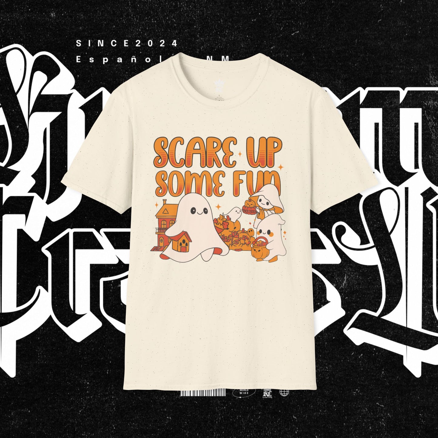 Ghost T-Shirt - Scare Up Some Fun Cute Ghost Design