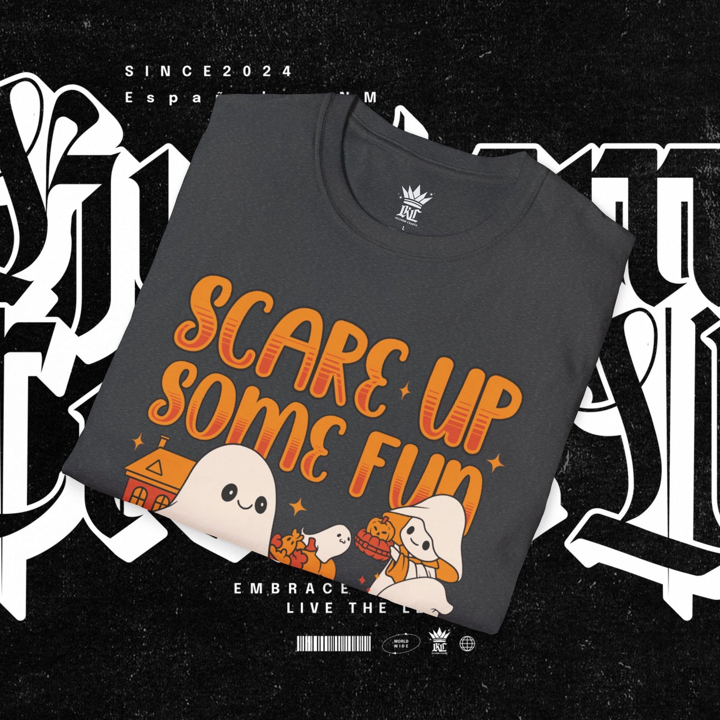 Ghost T-Shirt - Scare Up Some Fun Cute Ghost Design