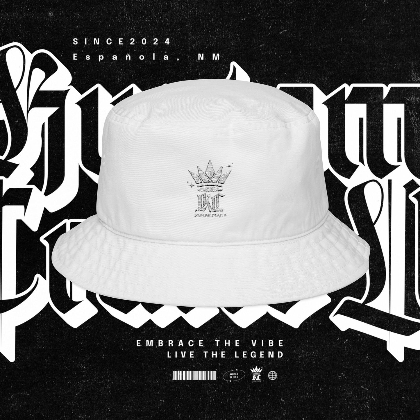 Kustom Crafts LLC Embroidered Bucket Hat for Trendsetters | Unique Summer Accessory, Festival Hat, Streetwear, Gift for Him/Her