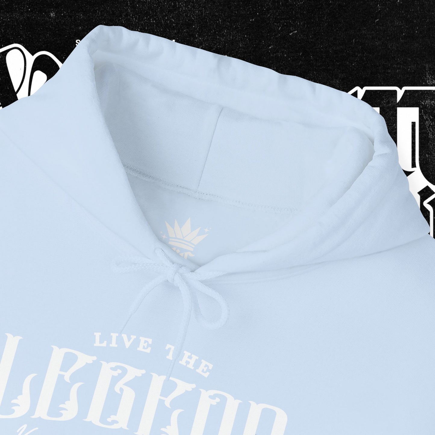 Live the Legend | Cozy Unisex Hoodie for Any Occasion, Gift for Friends, Streetwear Style