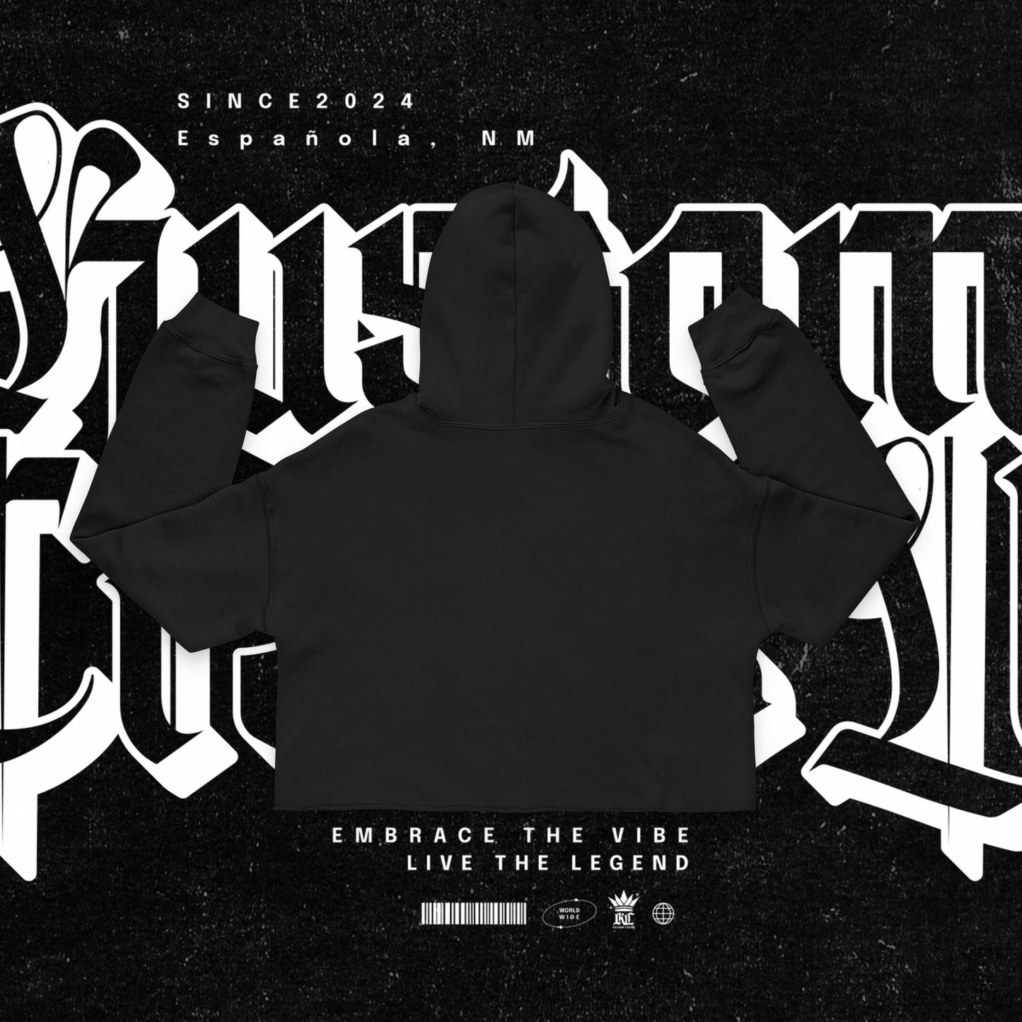 Urban Legend Cropped Hoodie | Embrace the Vibe, Women's Fashion, Streetwear, Casual Wear, Gift for Her, Fall Style