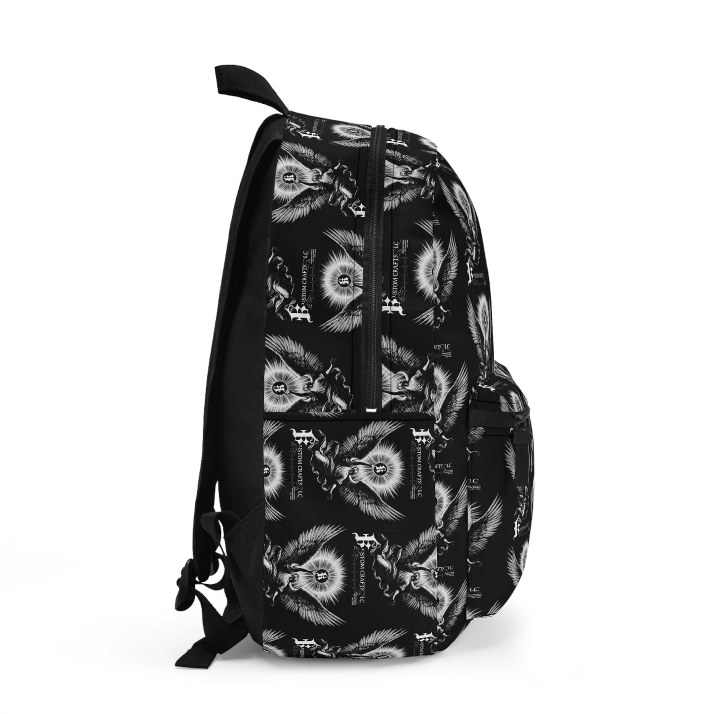 Heavenly Bureau Backpack, Celestial Travel Bag, Sacred Rucksack, Angelic Knapsack, Divine Daypack, Spiritual Carryall, Heavenly Bureau for