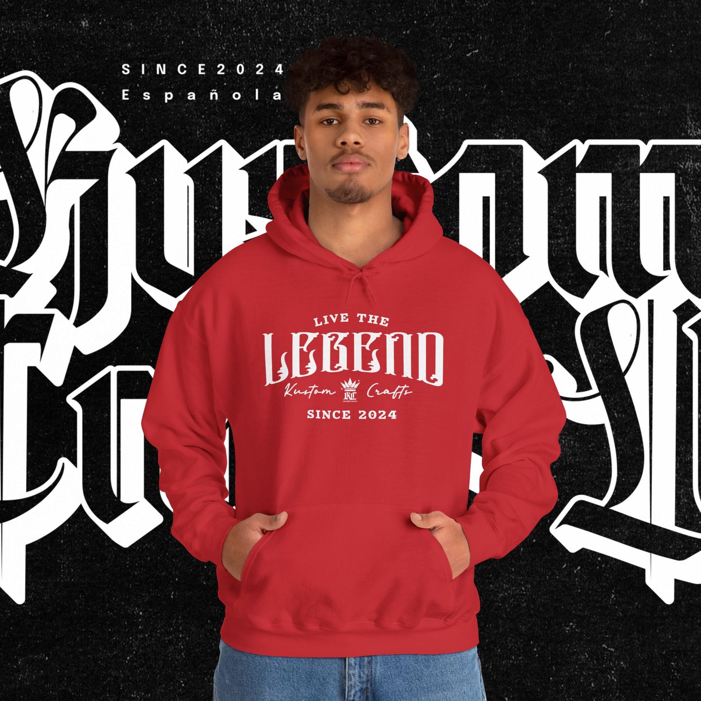 Live the Legend | Cozy Unisex Hoodie for Any Occasion, Gift for Friends, Streetwear Style