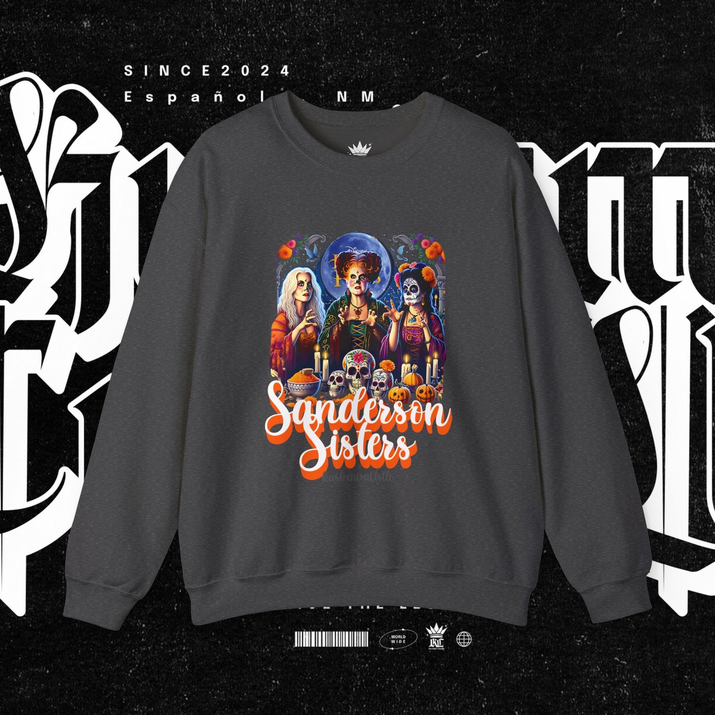 Sanderson Sisters Crewneck Sweatshirt, Halloween Sweatshirt, Casual Fall Fashion, Unisex Sweater, Art Print Sweatshirt