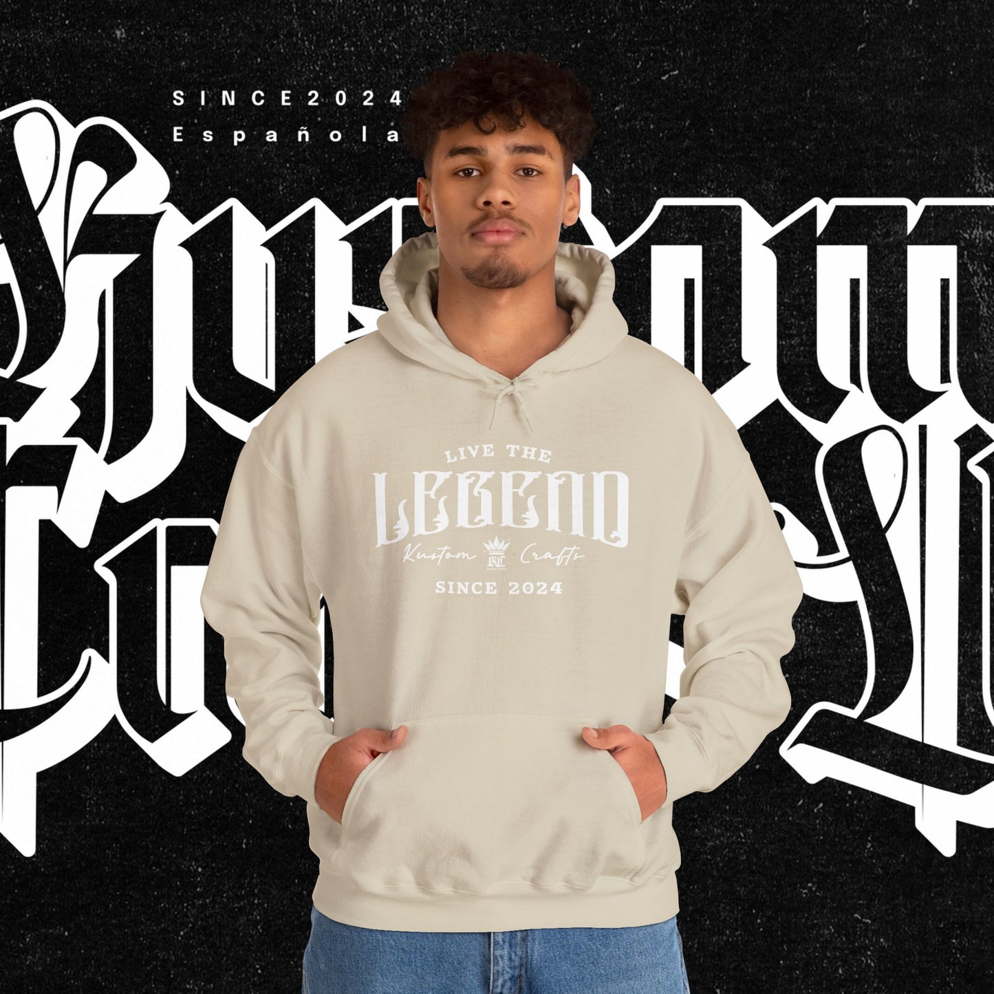 Live the Legend | Cozy Unisex Hoodie for Any Occasion, Gift for Friends, Streetwear Style