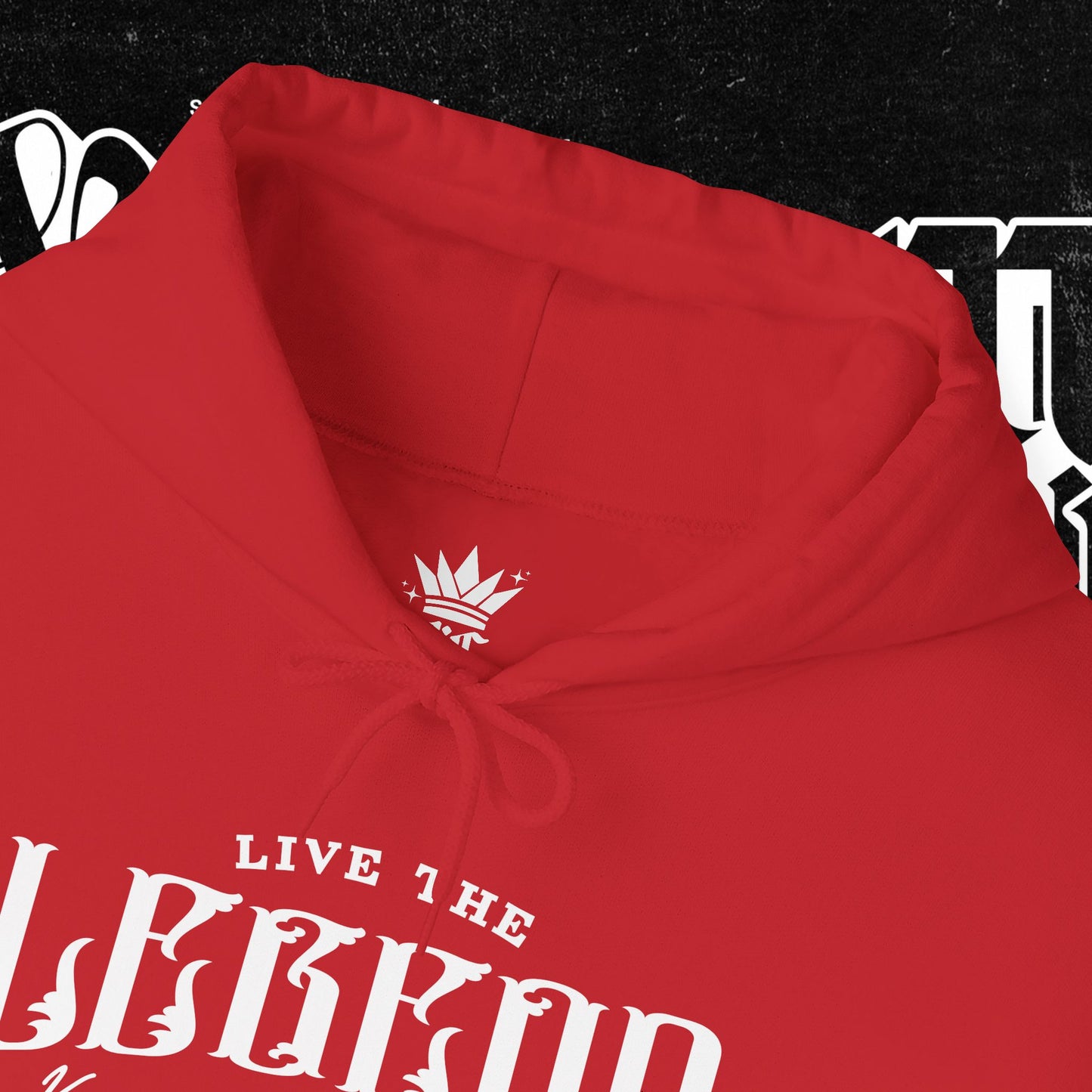 Live the Legend | Cozy Unisex Hoodie for Any Occasion, Gift for Friends, Streetwear Style