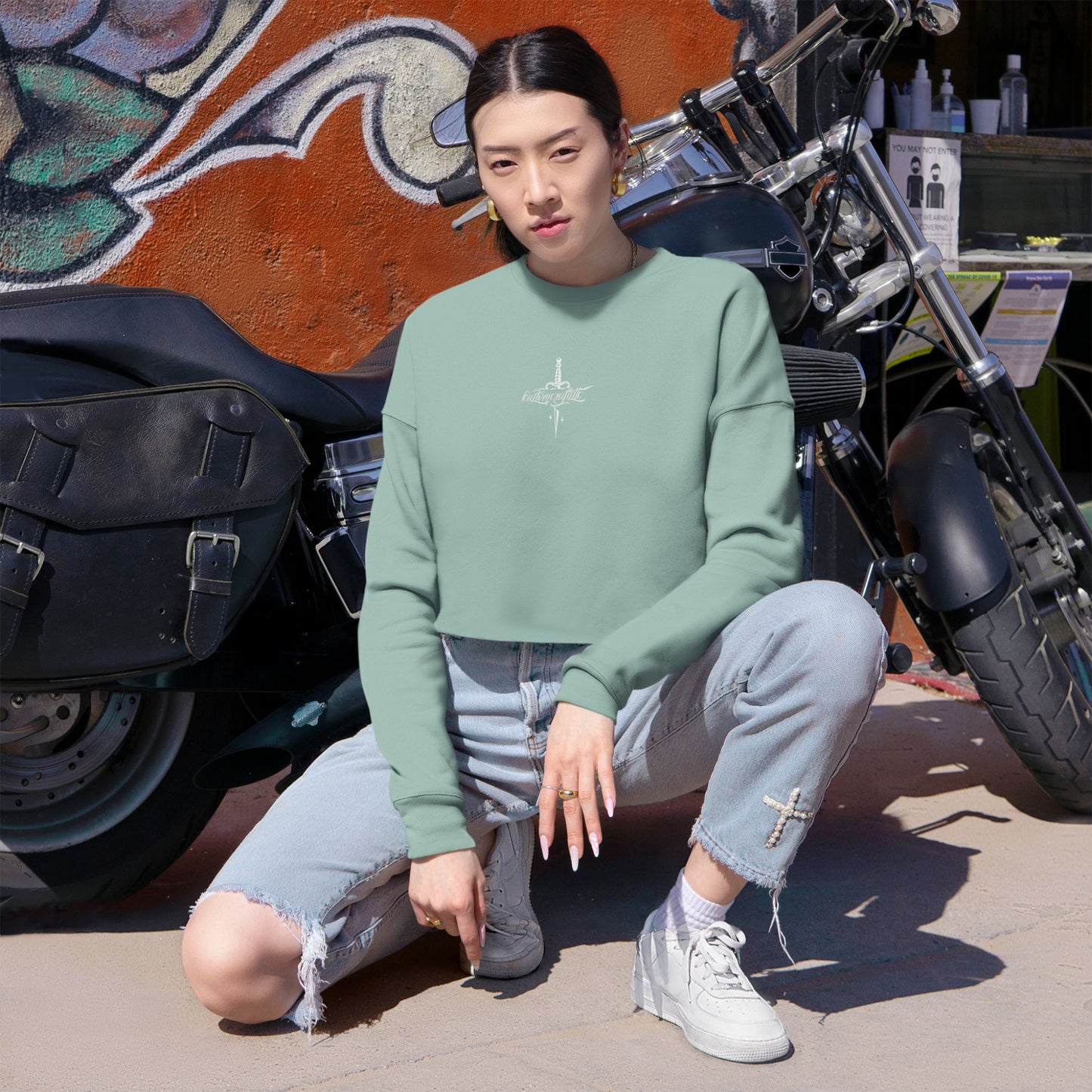 Cropped Sweatshirt Urban legend Design
