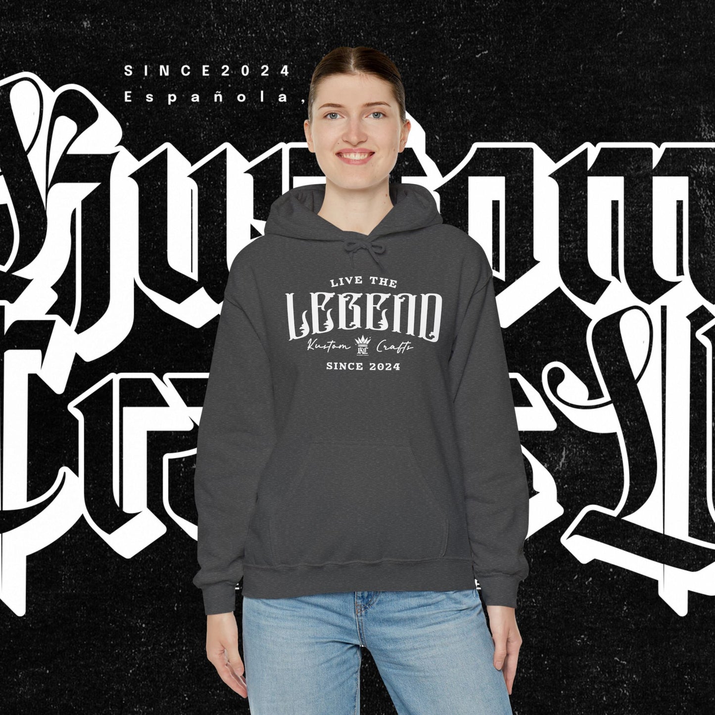 Live the Legend | Cozy Unisex Hoodie for Any Occasion, Gift for Friends, Streetwear Style