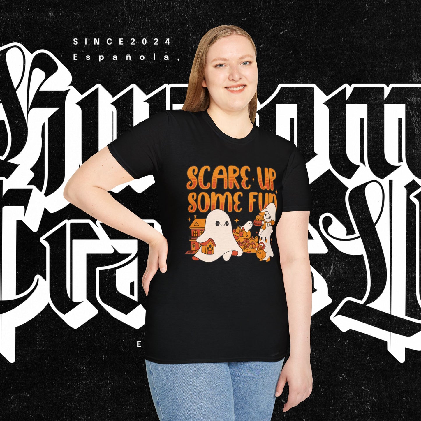 Ghost T-Shirt - Scare Up Some Fun Cute Ghost Design