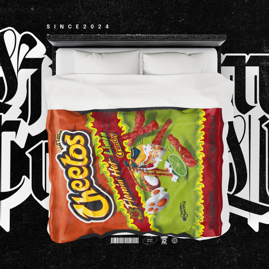 Cozy Flammin Hot Cheetos Velveteen Plush Blanket for Relaxation, Flamin' Hot Cheetos Inspired Gift for Snack Lovers, Soft Decorative Throw, Perfect for [...]