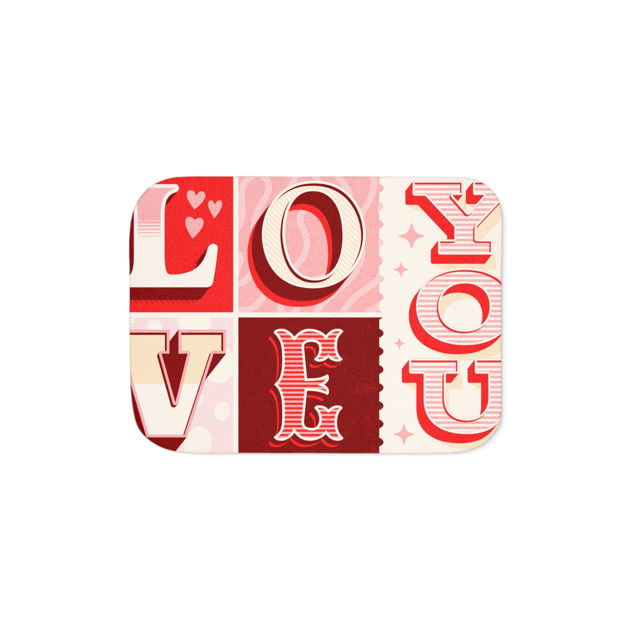 Love You - Sherpa Blanket