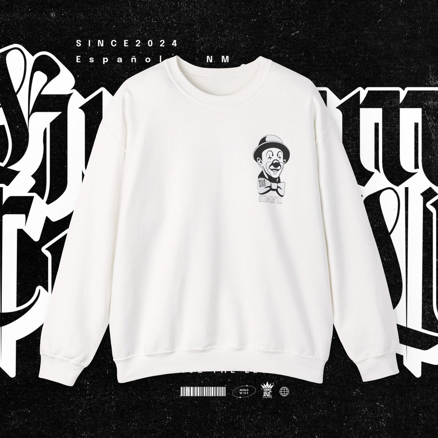Class Clown Vintage-Style Comedic Crewneck Sweatshirt, Unisex Funny Sweatshirt, Retro Comedy Gift, Everyday Casual Wear, Perfect for Laughter Lovers