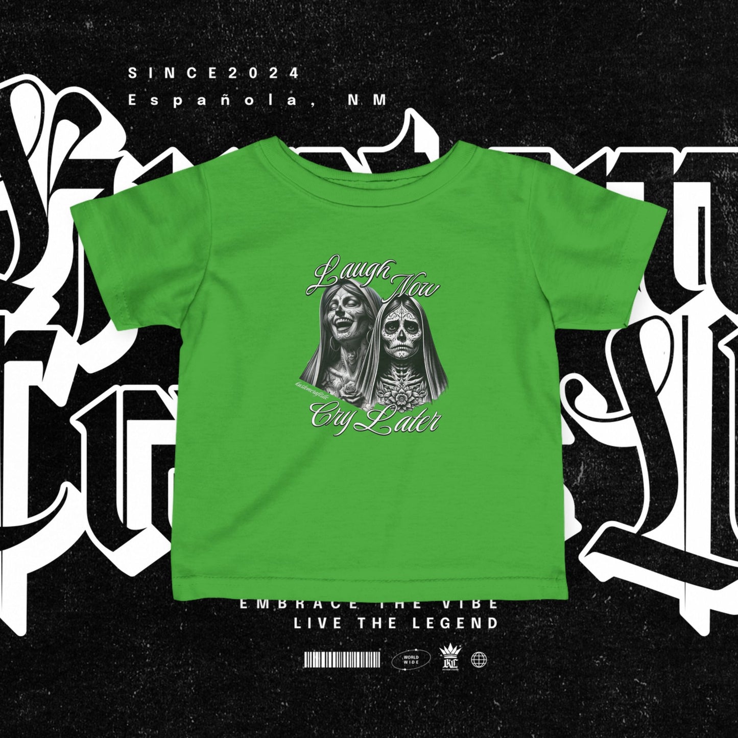 Infant Graphic Tee - Laugh Now Cry Later Design