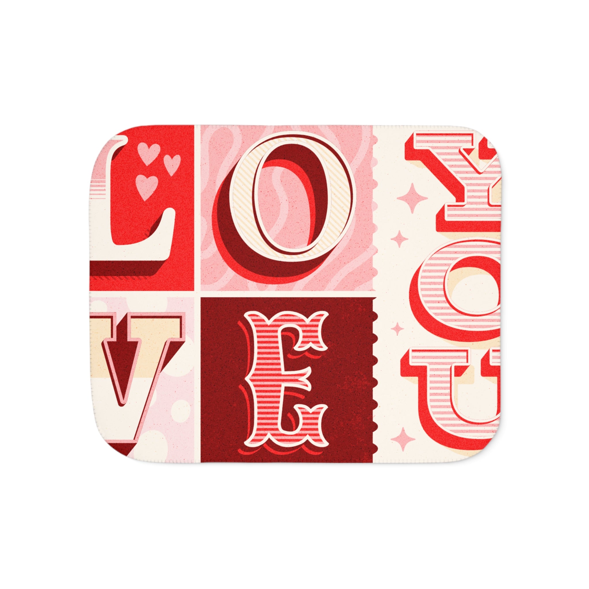 Love You - Sherpa Blanket