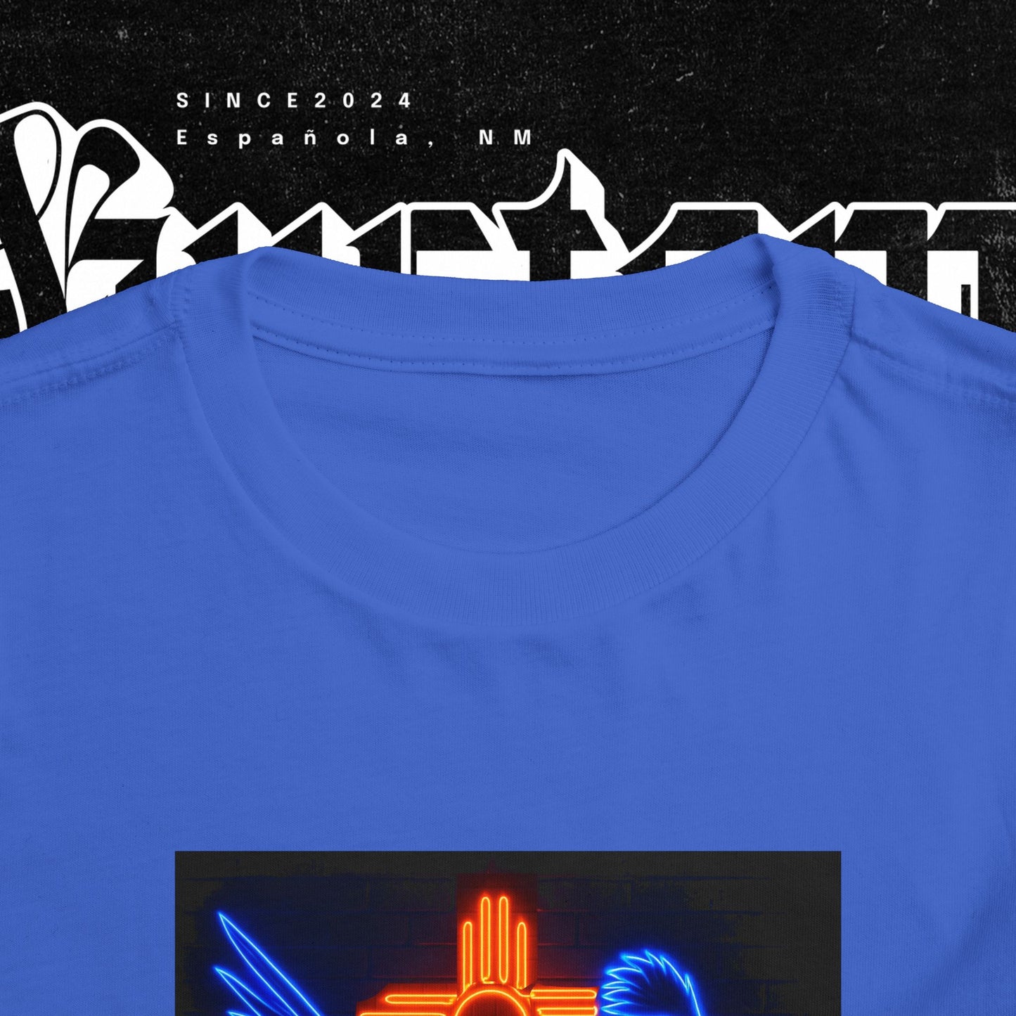 Neon Roadrunner New Mexico Design - Toddler Tee