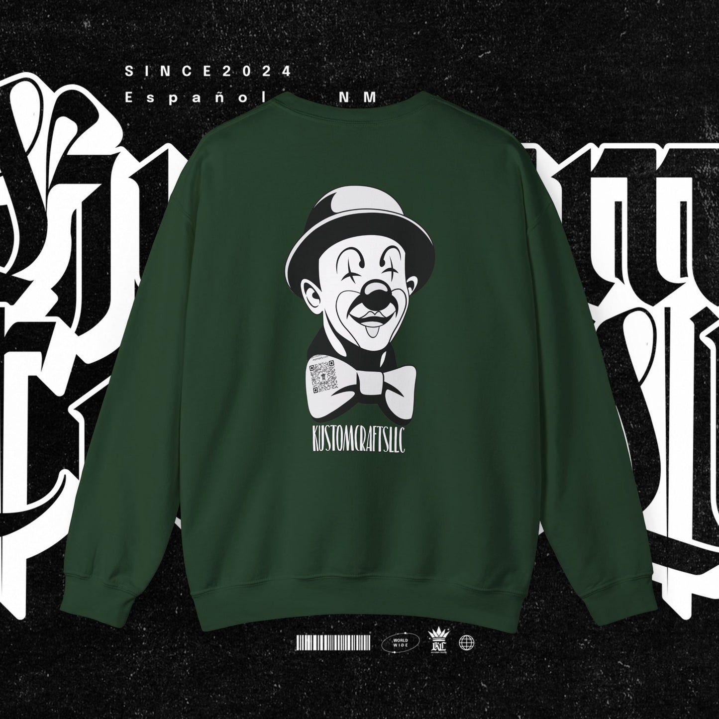 Class Clown Vintage-Style Comedic Crewneck Sweatshirt, Unisex Funny Sweatshirt, Retro Comedy Gift, Everyday Casual Wear, Perfect for Laughter Lovers