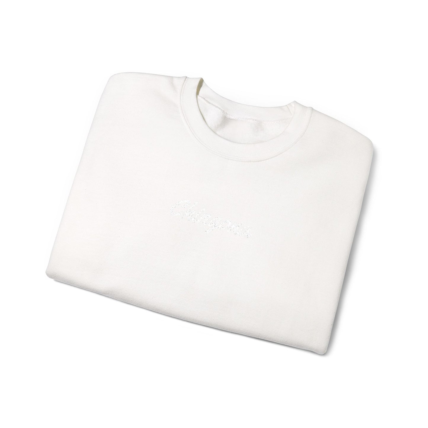 Chingona Embroidery  Heavy Blend Crewneck Sweatshirt