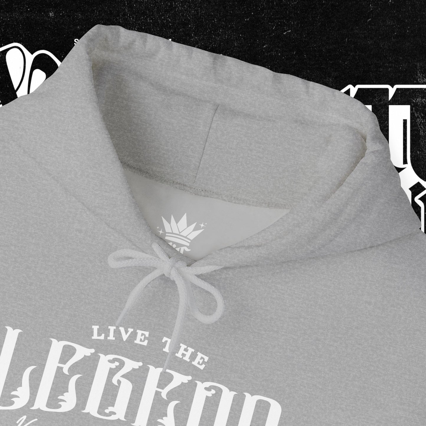 Live the Legend | Cozy Unisex Hoodie for Any Occasion, Gift for Friends, Streetwear Style