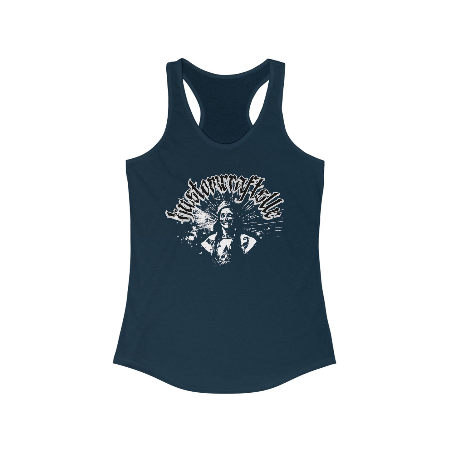Gothic Street Tank, Women's Ideal Racerback Tank, Kustom Crafts LLC, Tank Top for Women, Streetwear Tank, Gothic Tank, Alternative Tank Top