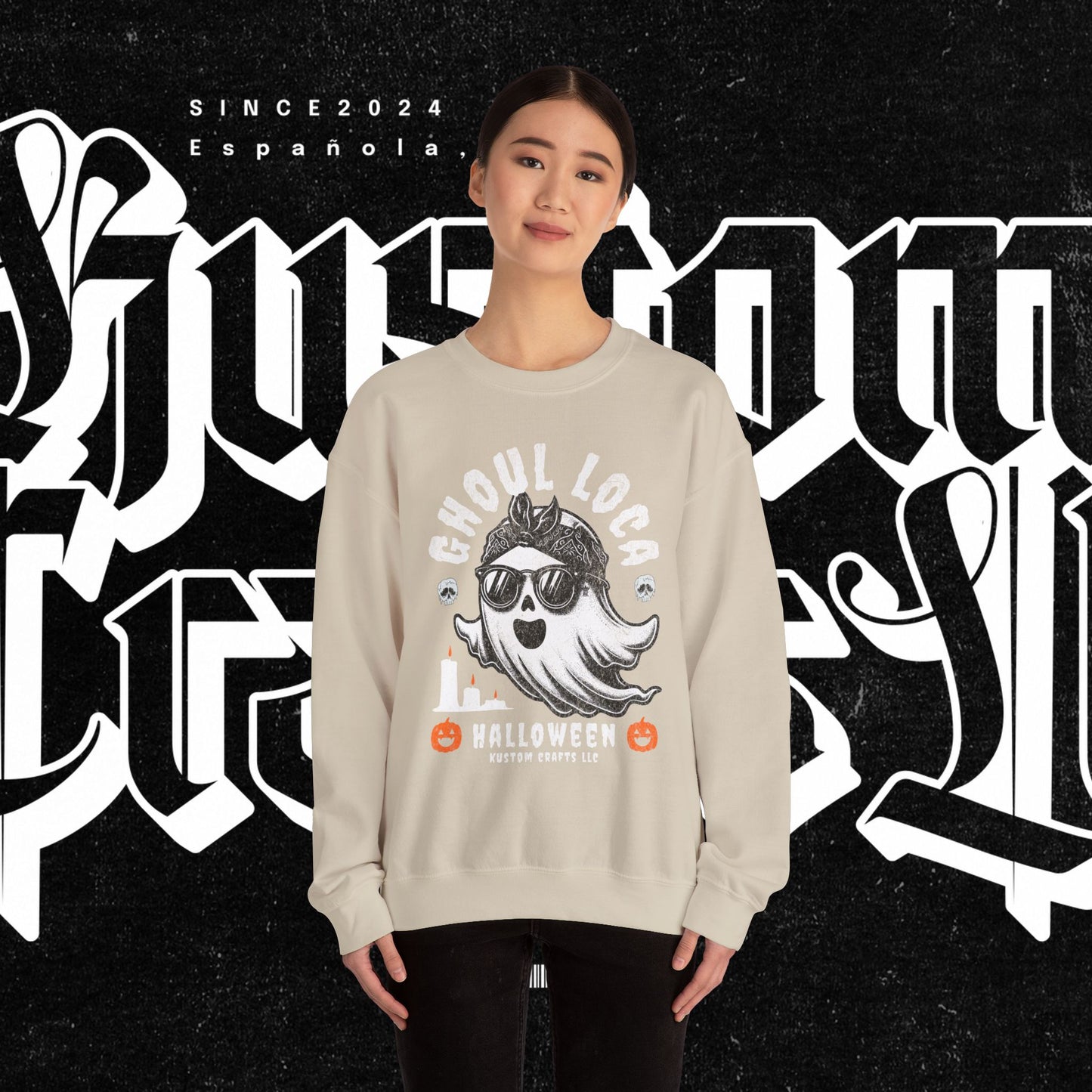 Ghoul Loca Halloween Sweatshirt, Cozy Unisex Crewneck for Fall Celebrations, Perfect for Halloween Parties, Ghost Lover Gift, Festival [...]
