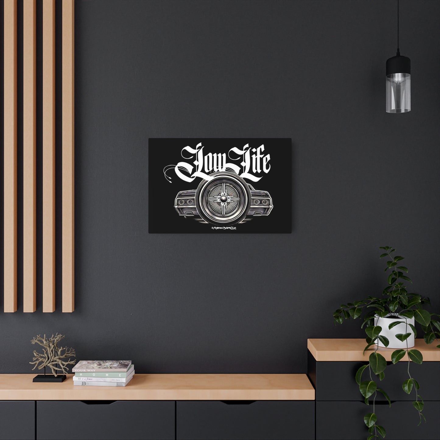 Lowrider Low Life Metal Art Sign, Car Lovers Decor, Automotive Wall Artwork, Garage Man Cave Sign, Unique Gift for Him