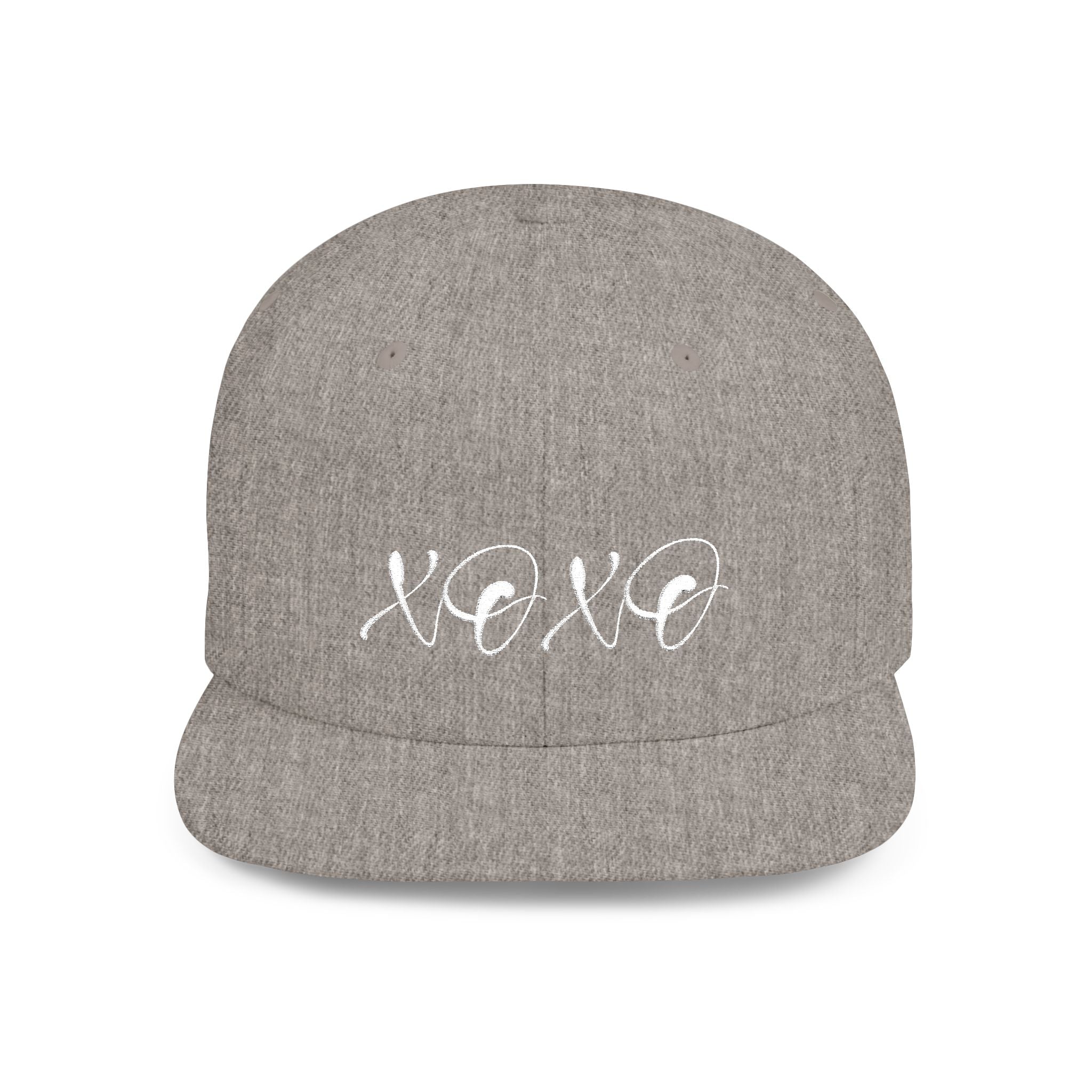 XOXO embroidered Flat Bill Snapback