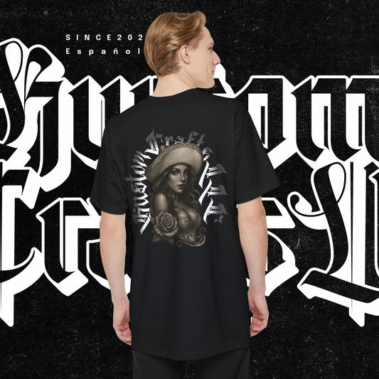 TALL-T Senora Street Art Unisex TALL T-Shirt, Graphic Tee for Urban Style, Casual Wear, Gift for Art Lovers, Birthday, Streetwear