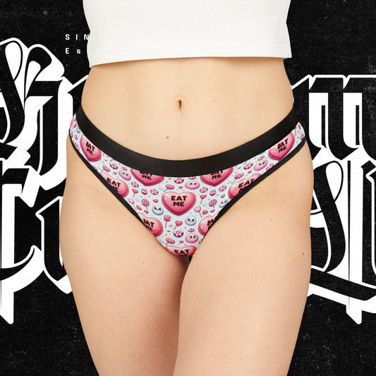 Eat Me Heart-Candy Design - Women's Thong