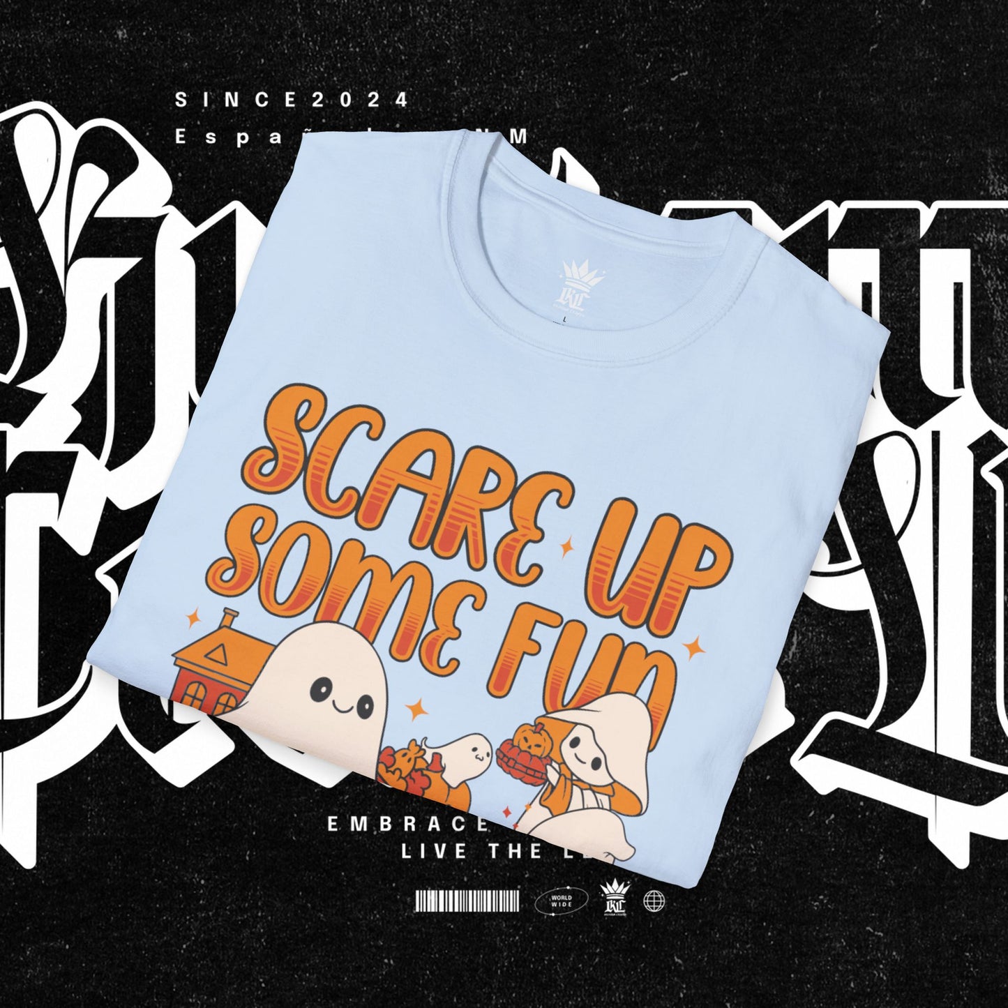 Ghost T-Shirt - Scare Up Some Fun Cute Ghost Design