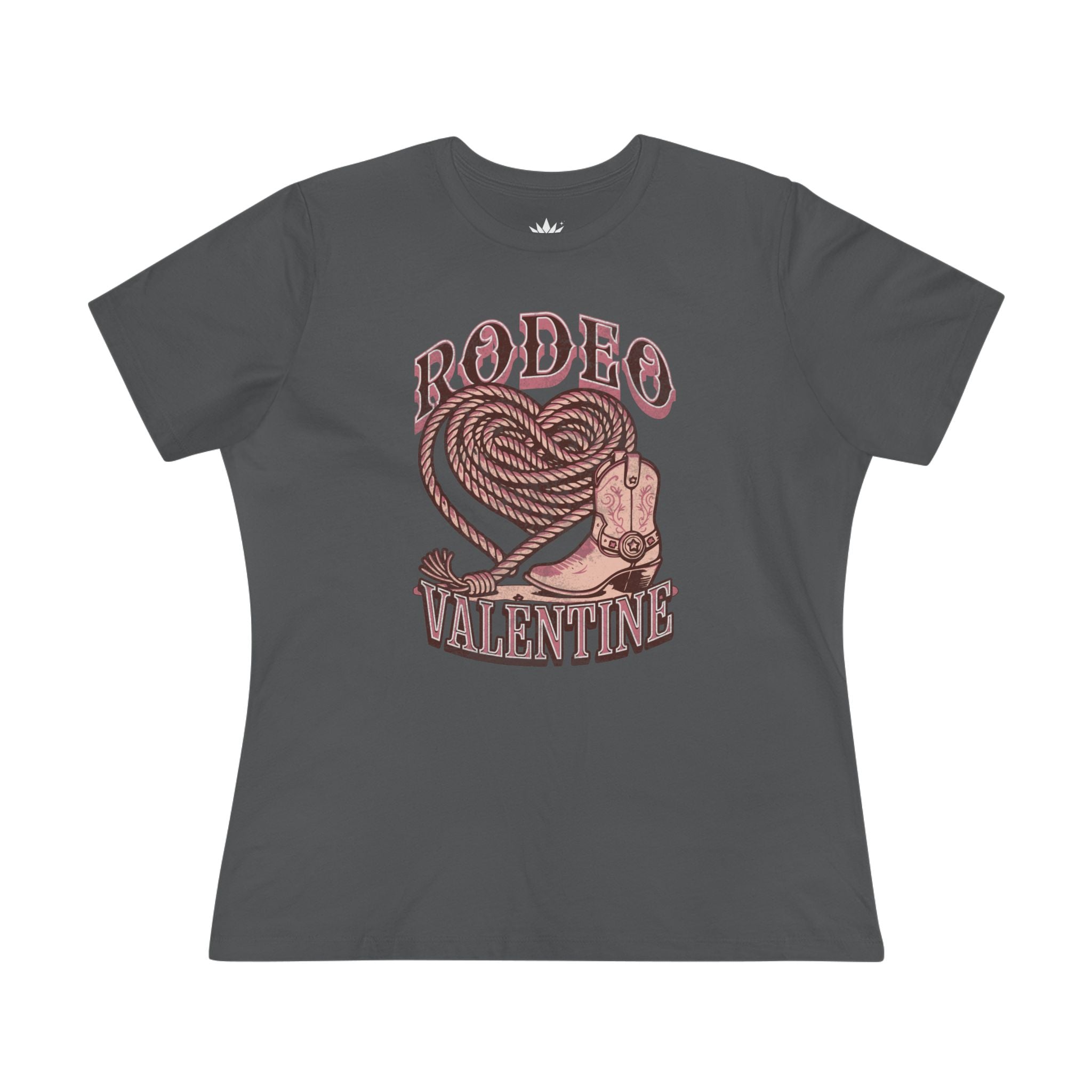 Rodeo Valentine Tee — Women's Cotton T-Shirt