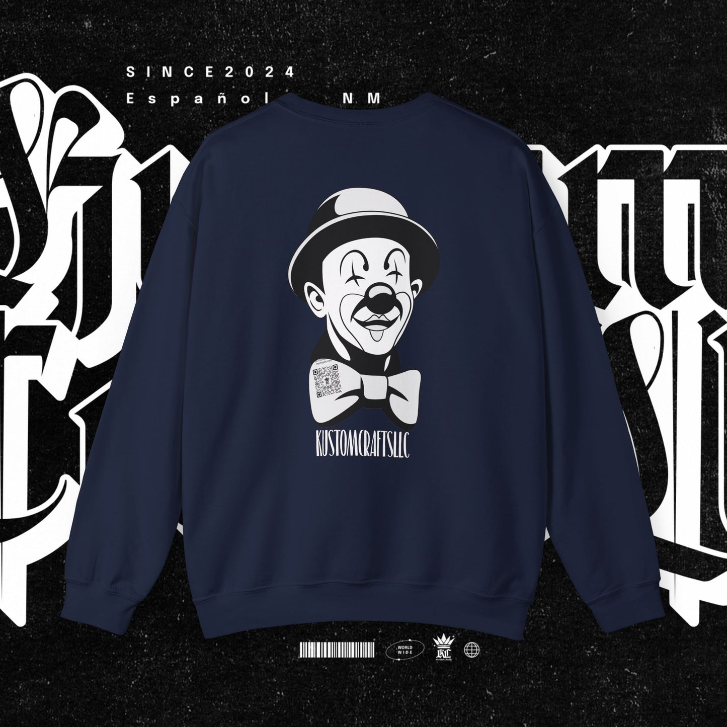 Class Clown Vintage-Style Comedic Crewneck Sweatshirt, Unisex Funny Sweatshirt, Retro Comedy Gift, Everyday Casual Wear, Perfect for Laughter Lovers