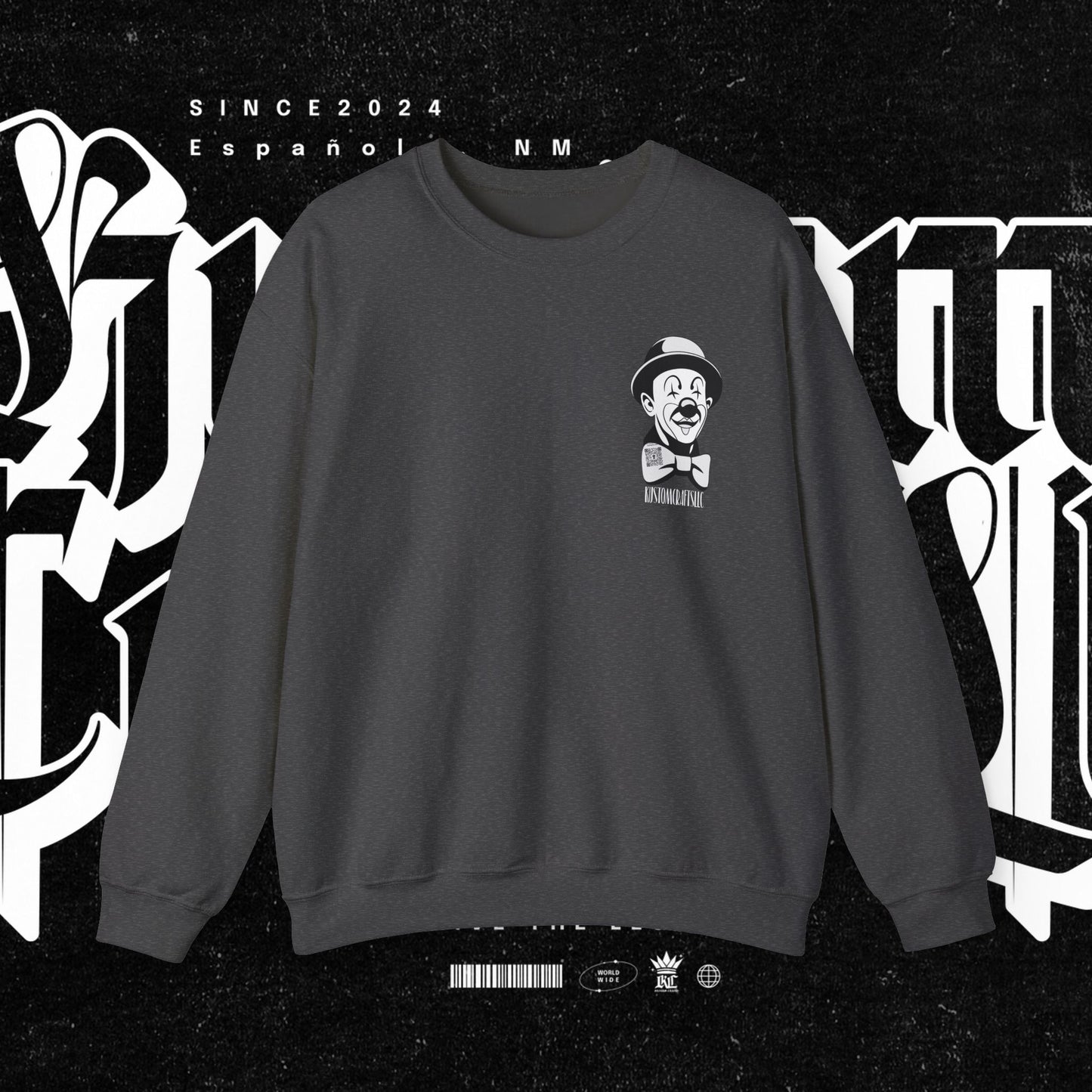Class Clown Vintage-Style Comedic Crewneck Sweatshirt, Unisex Funny Sweatshirt, Retro Comedy Gift, Everyday Casual Wear, Perfect for Laughter Lovers