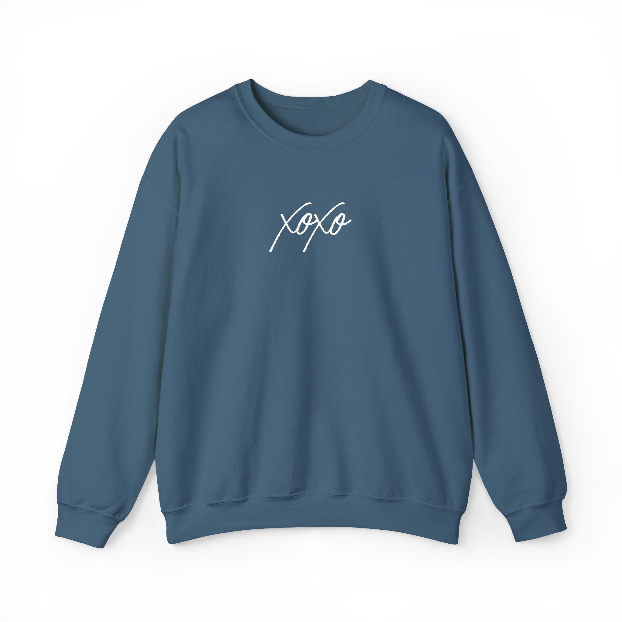 XOXO Embroidery Script Sweatshirt