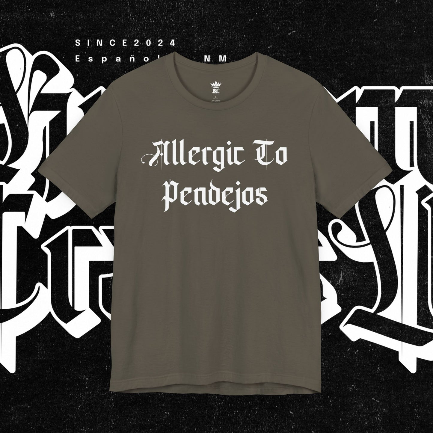 Allergic to Pendejos Unisex Jersey Tee | Casual Humor Shirt | Gift for Friends, Birthday, Humor Apparel, Everyday Wear