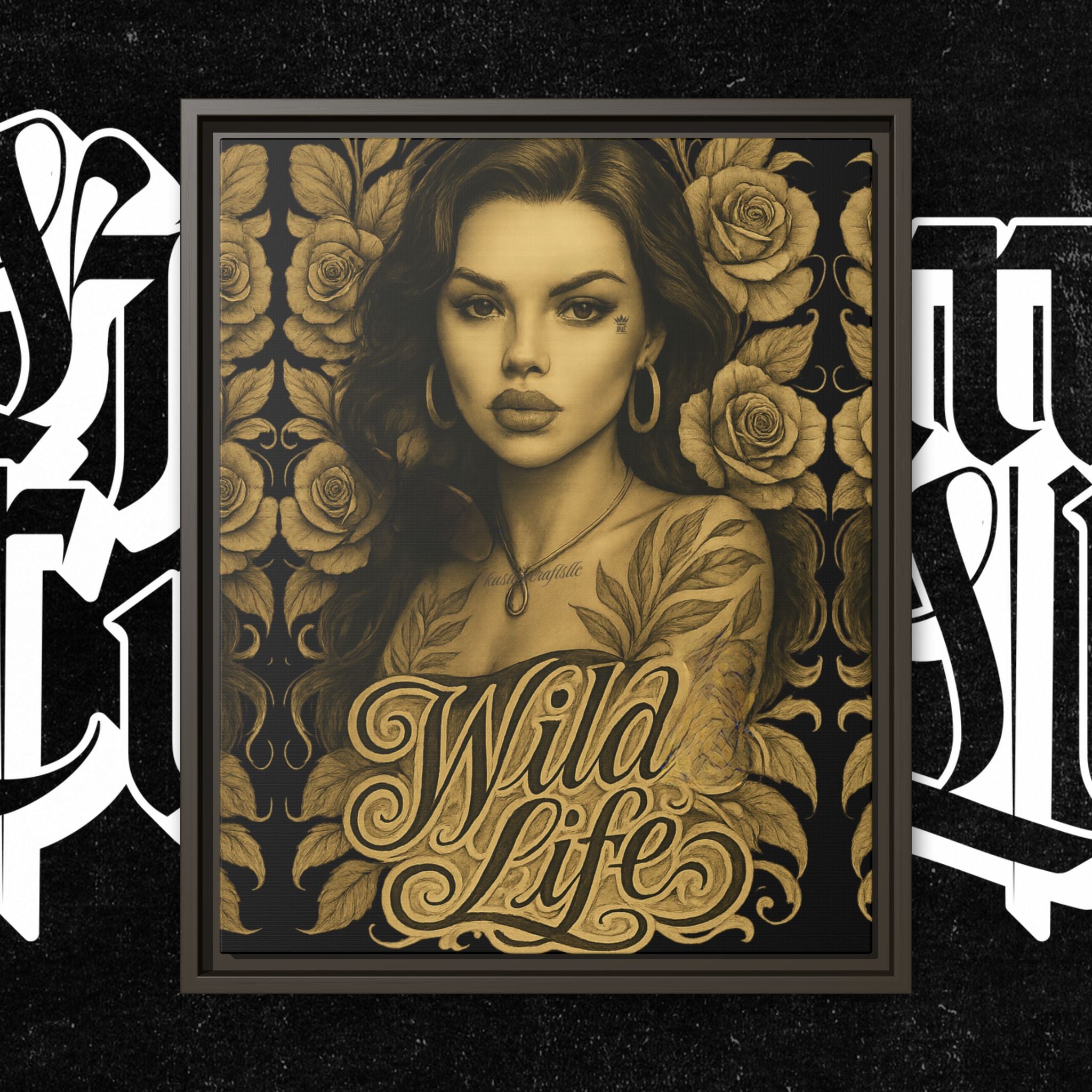 Wild Life — Framed Canvas