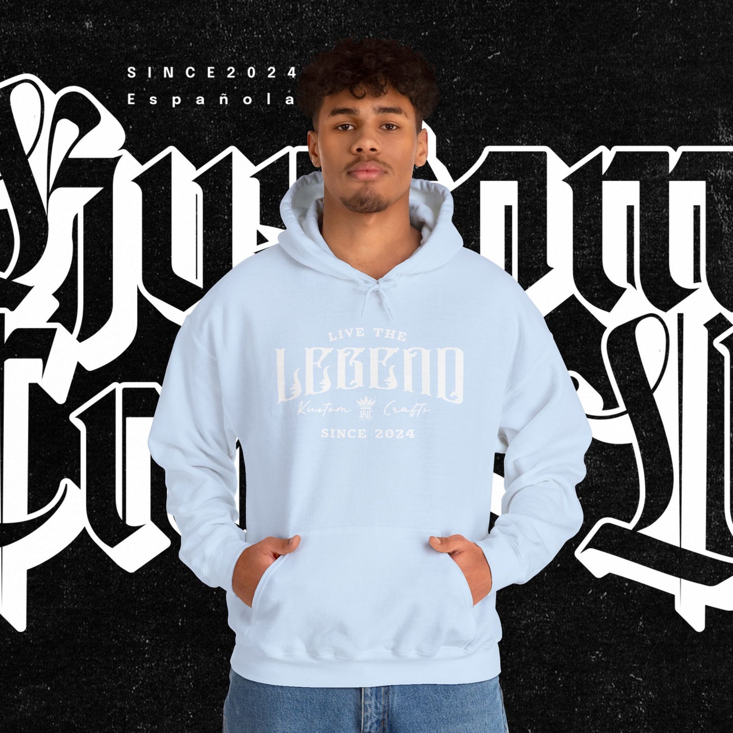 Live the Legend | Cozy Unisex Hoodie for Any Occasion, Gift for Friends, Streetwear Style