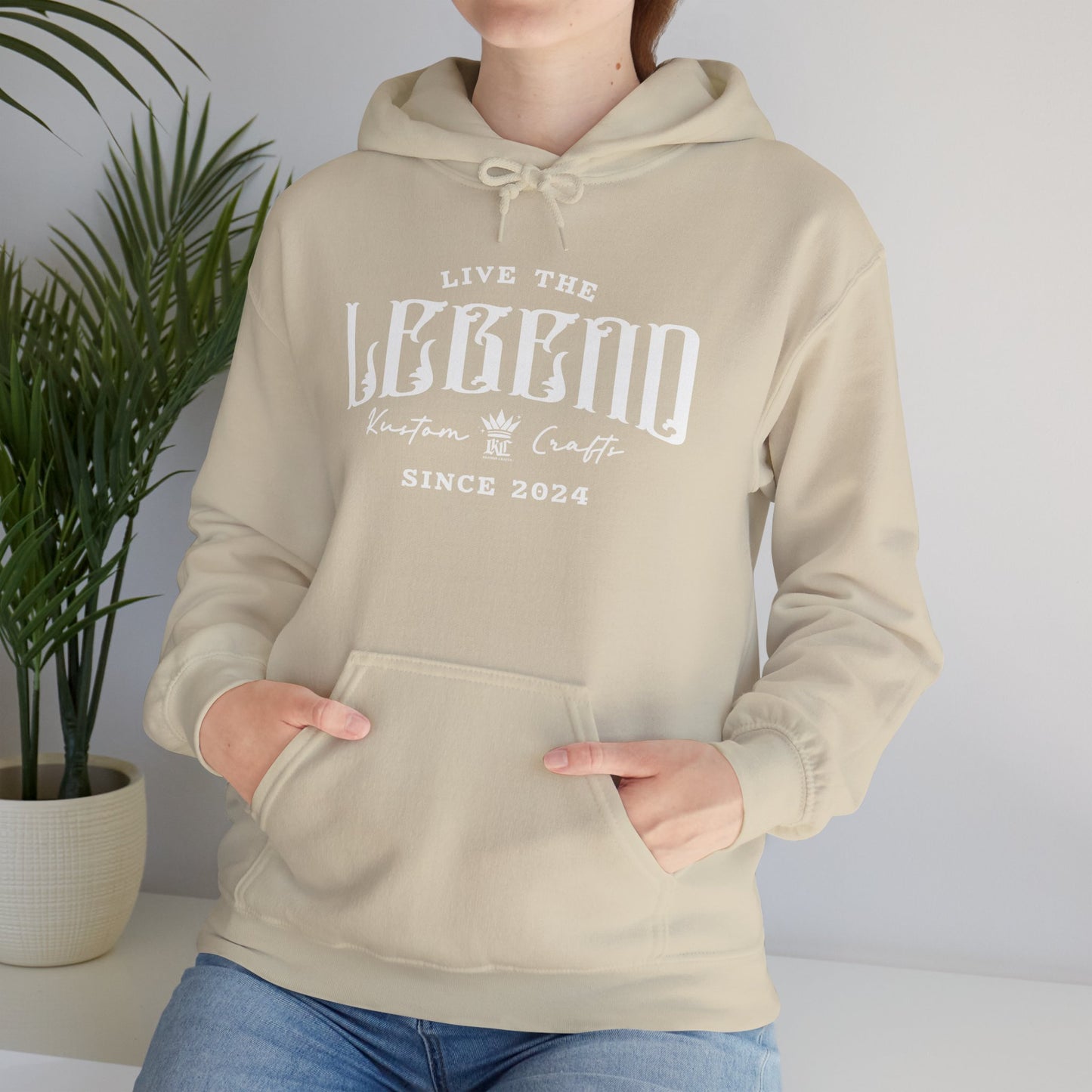 Live the Legend | Cozy Unisex Hoodie for Any Occasion, Gift for Friends, Streetwear Style