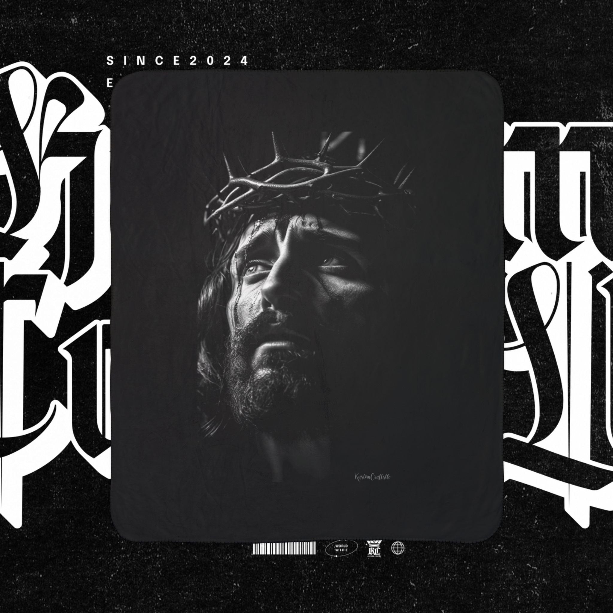 Our Lord And Savior - Fleece Sherpa Blanket