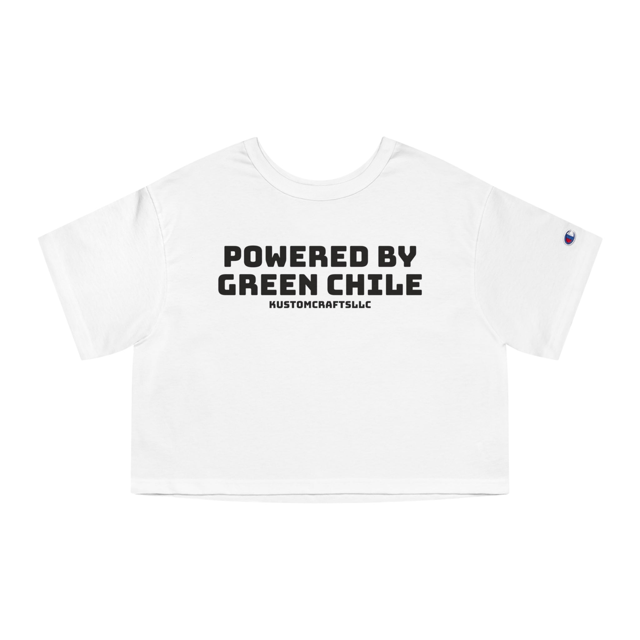 Powered by Green Chile - Women's Cropped T-Shirt