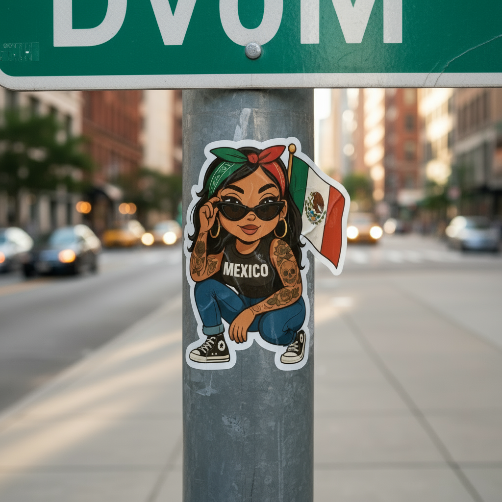 Mexican Pride Kiss-Cut Stickers