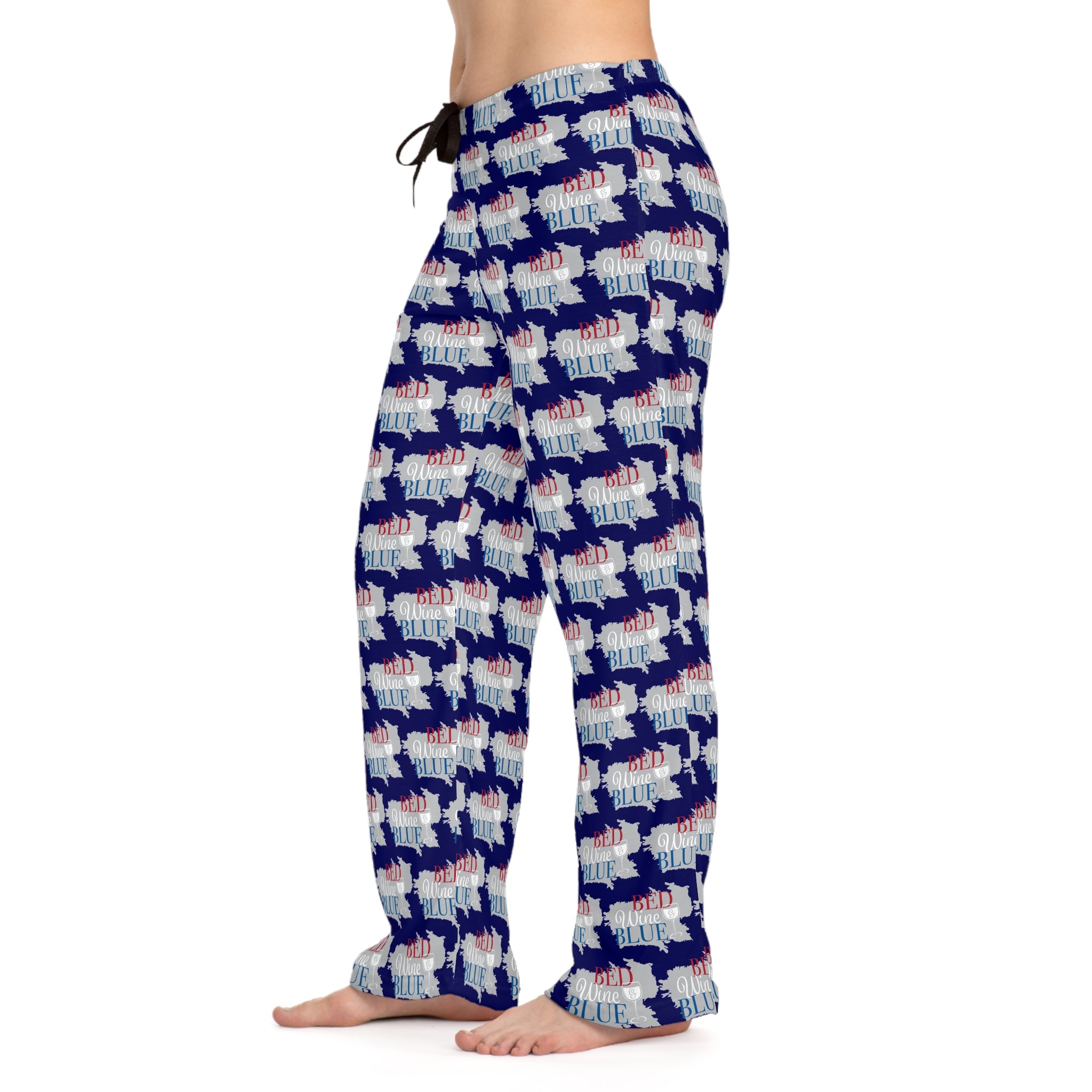 Bed Wine Blue - Pajama Pants